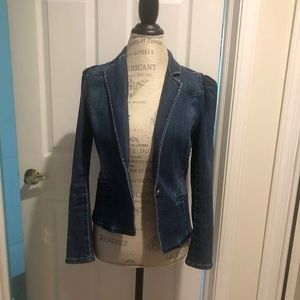 Inc denim blazer